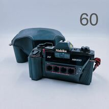 10C32 Nishika ニシカ フィルムカメラ N8000 30mm quadra lens system レトロ ケース付 _画像1