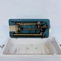 11D2 BROTHER ブラザー ミシン Sewing Machine アンティーク 昭和レトロ A357449 フットコントローラー付 通電のみ確認済_画像4