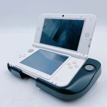 11D14 Nintendo 任天堂 ニンテンドー 3DS LL SPR-001 本体 ゲーム 拡張スライドパッド SPR-009 2点セット_画像2