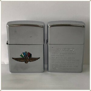 ○ 着火未確認 Zippo ライター 2個 まとめて セット シルバー 1994・1995年製 INDIANAPOLIS ジッポー