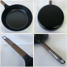 ○ 未使用 バーミキュラ フライパン #24 DEEP 蓋#24 セット オリジナルレシピブック付き VERMICULAR FRYING PAN_画像3