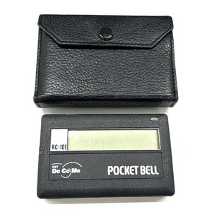 C108-W13-358 ◎ DoCoMo ドコモ POCKET BELL ポケベル RC-101 ケース付き 通電確認済み③