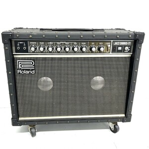 B112-W12-104 佐川 Roland ローランド JAZZ CHORUS-77 JC-77 ギターアンプ アンプ カバー付き 通電確認済み③