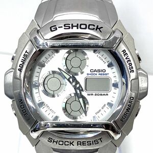 B005-CH1-97 ◎ CASIO カシオ G-SHOCK ジーショック G-501D メンズ 腕時計 クォーツ デジアナ シルバーカラー ①