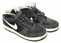 B300-W13-307 NIKE ナイキ AIR FORCE 1 MID ’07 エアフォースワン ミッド 07 ブラック 315123-022 30㎝ メンズ スニーカー ④_画像1