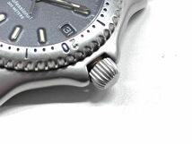 B054-I58-604 ◎ TAG HEUER タグホイヤー S99.213K セル デイト クォーツ 3針 ボーイズ 腕時計 グレー文字盤 ①_画像3