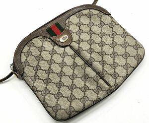 Z317-W7-694 GUCCI グッチ GG柄 ミニショルダーバッグ ポーチ 904・02・047 シェリーライン レディース ファッション小物④