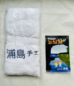 ◆南紀勝浦温泉　ホテル浦島　温泉タオル＆入浴剤◆忘帰洞　非売品