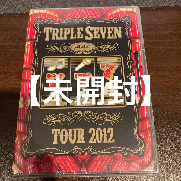 【未開封】AAA/AAA TOUR 2012-777-TRIPLE SEVEN〈