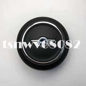 ★送料無料　 BMW mini ミニ　2013-　F56 F55 エアバックカバー　ブラック logo 付 送料無料 未使用