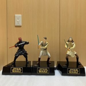 GXL9725 I‘m a thinking toy STAR WARS DARTH MAUL／ObiーWan Kenobi／QuiーGon Jinn 通電確認済　現状品　1117