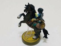 M5001 ●中古 美品 即決●amiibo リンク (騎乗 馬 アミーボ ゼルダの伝説 ブレスオブザワイルド) ●The Legend of Zelda / Link (Rider)_画像5