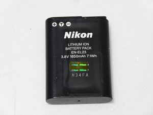 Nikon EN-EL23 純正 バッテリー ニコン リチウムイオン 充電池　送料120円　h34fa