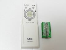 新品 NEC LED シーリングライト用 リモコン RE0208　電池とネジ付き　ホタルクス HotaluX 　送料210円　971_画像1
