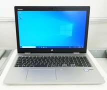 hp ProBook 650 G4 Core i5 7200U メモリ16GB 中古SSD M.2 PCIe512GB Windows 10 Pro 64bit ひび割れ・破損あり【H23112002】_画像2