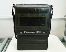 【ジャンク】Panasonic/パナソニック AG-7400 業務用 S-VHS ポータブルビデオレコーダー ビデオデッキ ケース付き 即日発送【H23103115】_画像2