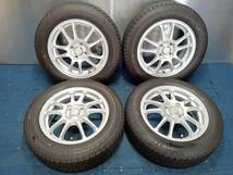 ★9-9.5分山★22年製★ ICE ESPORTE 175/65R15　社外ホイール 15×5.5J +52 4H-100 4本セット スタッドレス★10.000円スタート★A947_画像1