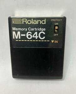 ★Roland メモリーカートリッジ M-64C★MKS-80 JX-8P TR-909他★1980's 動作未確認 中古品