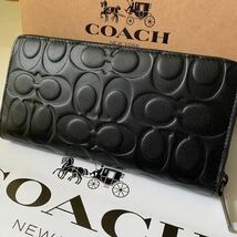 ☆【COACH】人気エンボスド シグネチャー 長財布 ☆_画像2