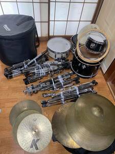 BOTTOM 14/ 36cm, JUG スネアドラム Custom Drums STEEL, JAZZ CANOPUS, Pearl パール UNI-LOCK SYSTEM機材 楽器 全てまとめて売る