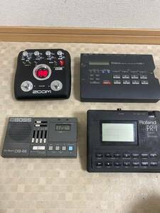 通電確認のみ　ZOOM G2, Roland MS-1, PR-1 , BOSS DB-66 音楽機器まとめて売る