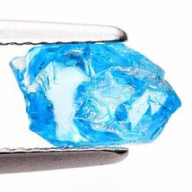 【世界の原石:ブルージルコン 2.90ct:9588】非加熱 マダガスカル産 Natural Blue Zircon Rough 鉱物 宝石 標本 jewelry Madagascar_画像2