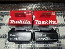 makita マキタ　18V 急速充電器　DC18RF　6.0Ah 18V 大容量 バッテリー　2個 セット　新品_画像3