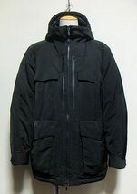 極上:UNIQLO × White Mountaineering.ハイブリット ダウン オーバーサイズ パーカー ジャケット XL(黒/Wジップ開/幅68丈77/OUTDOOR/CAMP)_画像1