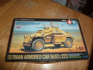 限定生産☆1/48 ドイツ 4輪装甲偵察車 Sd.Kfz.222 タミヤ/ICM