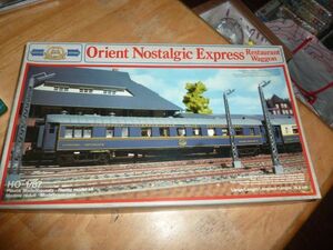 HOゲージ1/87 オリエント ノスタルジック エキスプレス レストランワゴン 客車 アオシマ Orient Nostalgic Express Restaurant Waggon 急行