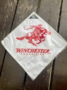 Winchester: 射撃タオル: 約30x30cm: ウィンチェスター: 狩猟 射撃 シューティング ハンティング ハンカチ 