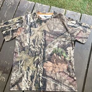Field & Stream: 迷彩メッシュTシャツ: Mossy Oak迷彩: USサイズM(日本L) : 狩猟 射撃 シューティング ハンティング モッシーオーク