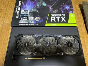 GALAKURO GAMING GeForce RTX 3080 10GB　ジャンク 起動可