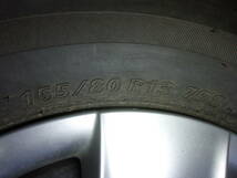 L-1793タイヤ屋155/80R13スズキＳＴホイル付き４本（4J 100 4穴 +45)⑦　　本州送料込み_画像3