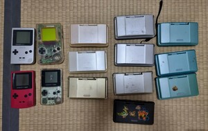 DS本体10台、ゲームボーイカラー2台、ゲームボーイライト、ゲームボーイ まとめ売り