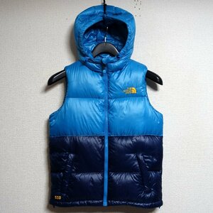 THE NORTH FACE ノースフェイス ダウンベスト キッズ 150サイズ 正規品 ブルー Z845