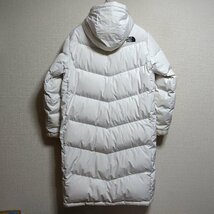 THE NORTH FACE ノースフェイス ダウンコート ロング ダウンジャケット メンズ XLサイズ 正規品 ホワイト Z962_画像2