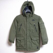 THE NORTH FACE ノースフェイス ドライベント ダウンジャケット キッズ 130サイズ 正規品 カーキ Z1085_画像1