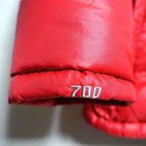 THE NORTH FACE ノースフェイス ヌプシ ダウン ジャケット 700FP レディース Mサイズ 正規品 レッド Z1145_画像5