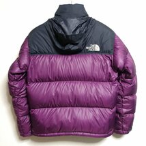 THE NORTH FACE ノースフェイス ヌプシ ダウンジャケット 700FP メンズ Sサイズ 正規品 パープル Z1177_画像2