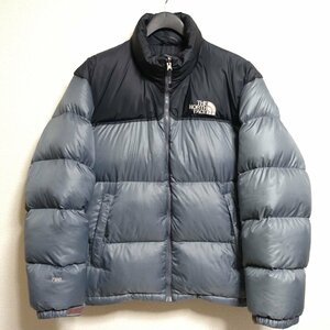 THE NORTH FACE ノースフェイス ヌプシ ダウンジャケット 700FP メンズ Lサイズ 正規品 グレー Z1402