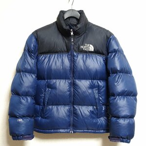 THE NORTH FACE ノースフェイス ヌプシ ダウンジャケット 700FP メンズ XSサイズ 正規品 ネイビー ブルー Z1431