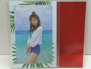 ＊即決【公式】TWICE★Summer Nights★ジョンヨン A★CD封入　トレカ　フォトカード　韓国　サマナイ　メッセージカード