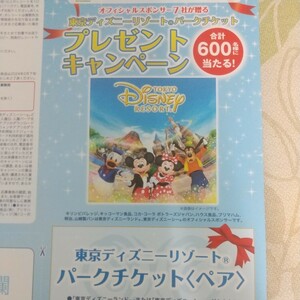 懸賞応募 サミット創業60周年記念企画 東京ディズニーリゾートパークチケットプレゼントキャンペーン 応募レシート