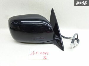 トヨタ 純正 UCF30 UCF31 セルシオ ドアミラー 右 右側 運転席側 12ピン 動作不良品 TOKAIRIKA TR0001 黒系メタリック 訳有品 即納 棚13-1