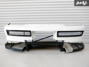 Toyota Genuine 加工品 EP82 Starlet GI 3 door 前期 リアBumper 52159-10200 Pearl白 ディフューザーincluded Body kit Wide 棚2F-H-6