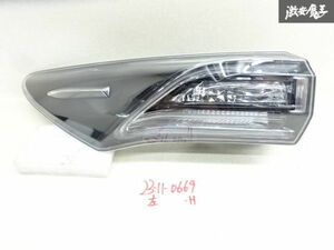 【割れ無し】トヨタ 純正 ZSU60W ASU60W 60系 ハリアー 前期 LED テールライト ランプ 外側 左 助手席側 ICHIKOH 48-148 点灯OK 棚J-11