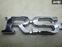 【未使用】 RS-R RSR RS☆R メッキ エンブレム 縦 約23ｍｍ 横 約128ｍｍ 厚さ 約5ｍｍ 汎用品 即納 在庫有 棚9-2_画像3