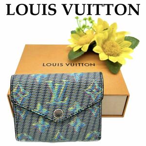 【美品!!】限定 LOUIS VUITTON ルイヴィトン モノグラム LVポップ ゾエ 三つ折り財布 ヴェール×クリーム ブランド 鑑定済み 夏 キャンプ■