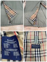 【長期保管品】【サイズ表記なし】イギリス製 トレンチコート メンズ バーバリー Burberry MADE IN ENGLAND コットン100%【中古品】_画像8